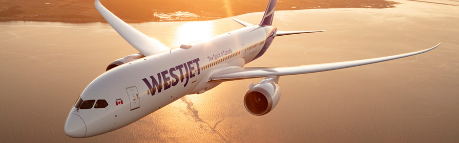 WestJet Boeing 787-9 Dreamliner en vuelo