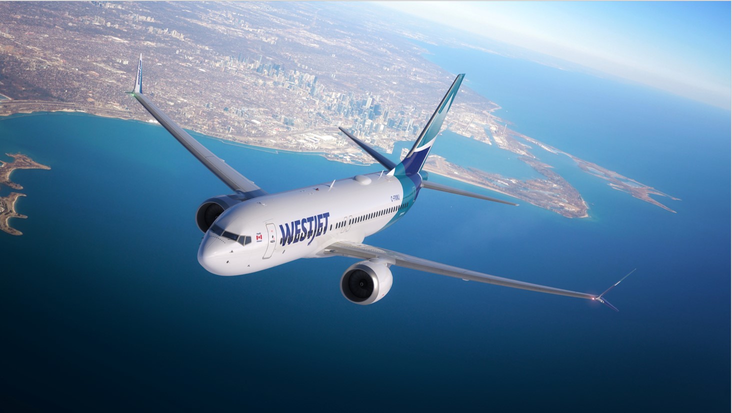 WestJet MAX 8 aircraft